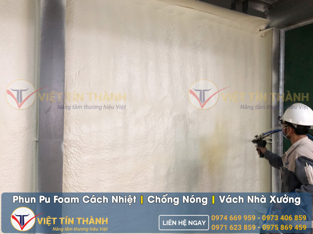 ứng dụng pu foam 2 thành phần trong thi công chống nóng